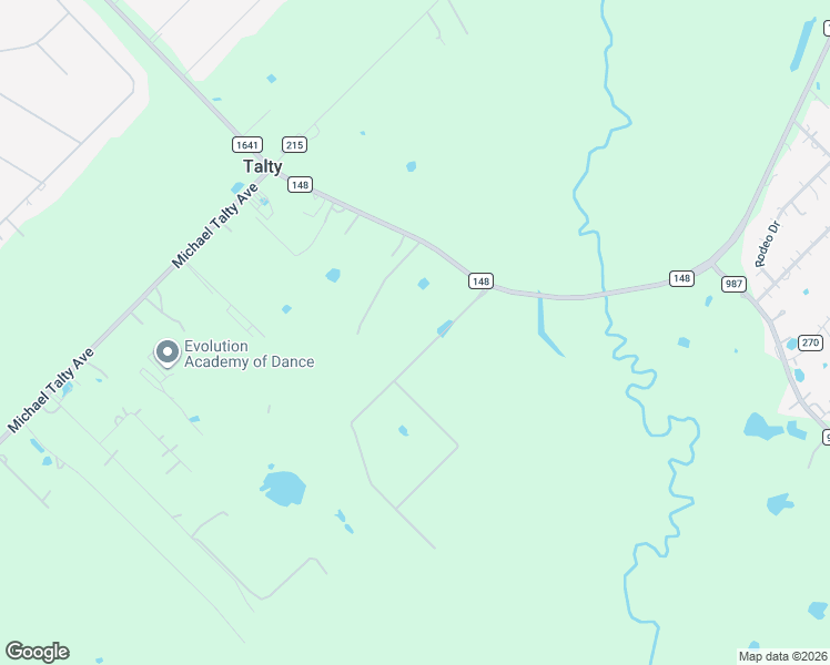 map of restaurants, bars, coffee shops, grocery stores, and more near 7710 Fall Creek Drive in Terrell