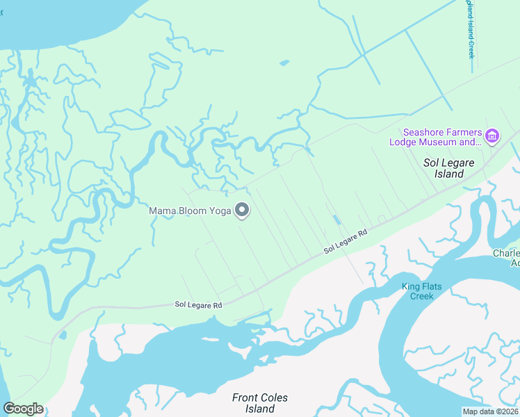 map of restaurants, bars, coffee shops, grocery stores, and more near 2146 Brown Pelican Lane in Charleston