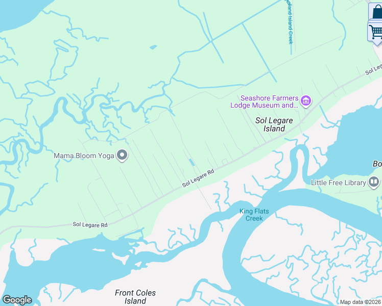 map of restaurants, bars, coffee shops, grocery stores, and more near 1994 State Road S-10-432 in Charleston