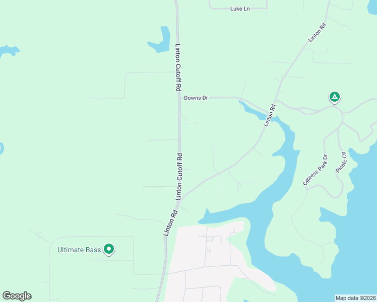 map of restaurants, bars, coffee shops, grocery stores, and more near 5054 Linton Cutoff Road in Benton