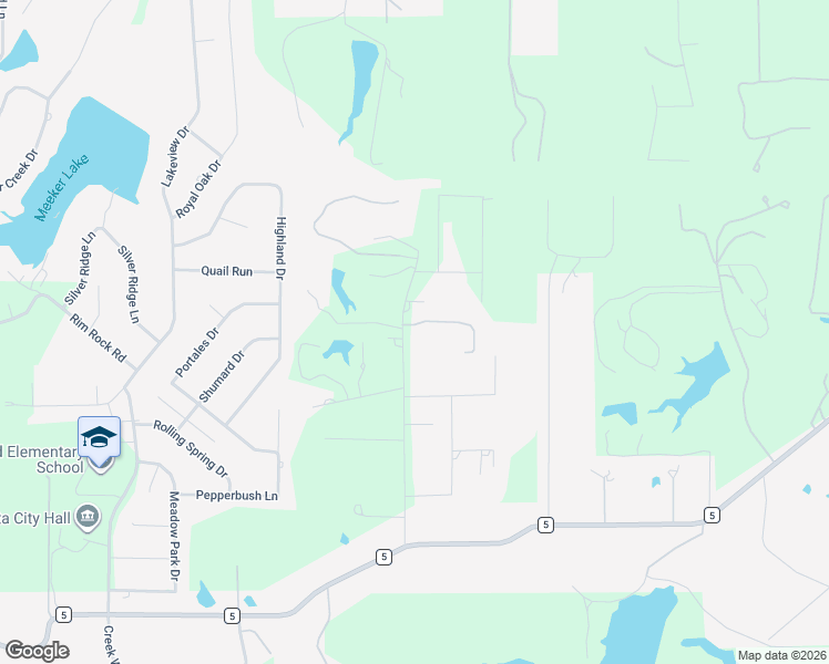 map of restaurants, bars, coffee shops, grocery stores, and more near 570 South Point Court in Aledo