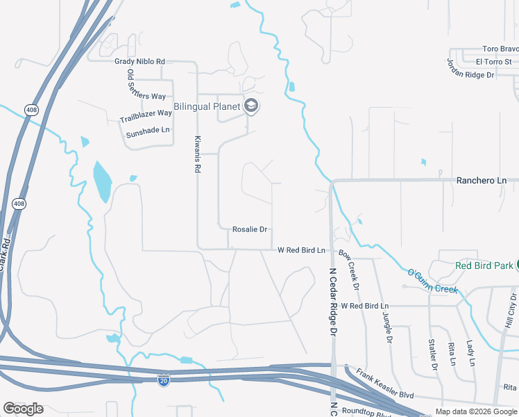 map of restaurants, bars, coffee shops, grocery stores, and more near 5535 Leeway Drive in Dallas