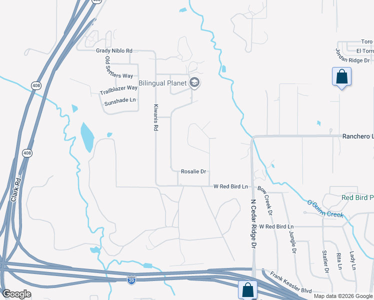 map of restaurants, bars, coffee shops, grocery stores, and more near 5511 Leeway Drive in Dallas