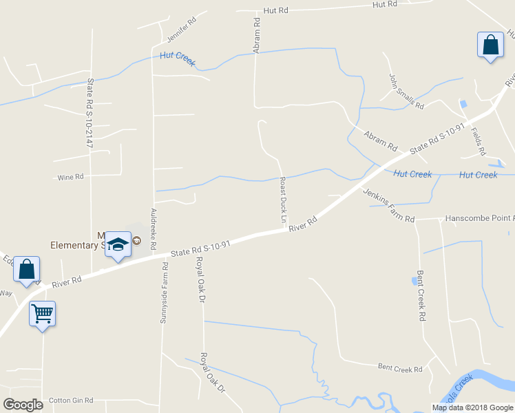 map of restaurants, bars, coffee shops, grocery stores, and more near 3326 River Road in Johns Island