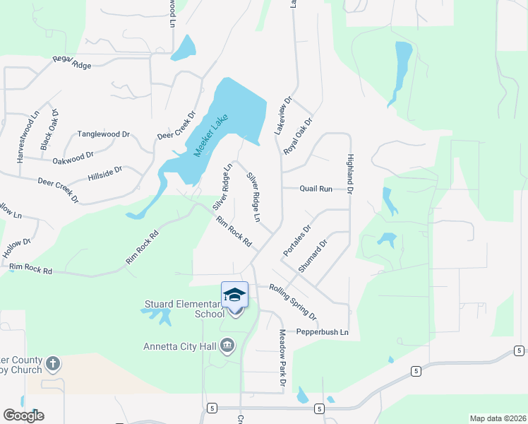 map of restaurants, bars, coffee shops, grocery stores, and more near 102 Silver Ridge Lane in Aledo