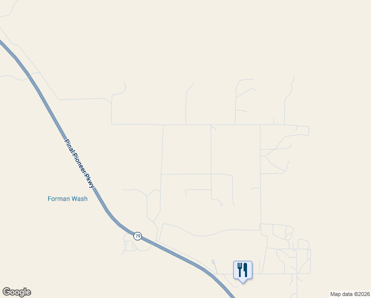 map of restaurants, bars, coffee shops, grocery stores, and more near 47473 South Lexi Way in Tucson