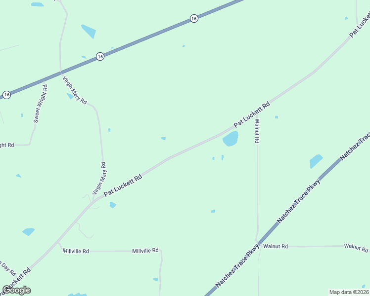 map of restaurants, bars, coffee shops, grocery stores, and more near 1284 Pat Luckett Road in Canton