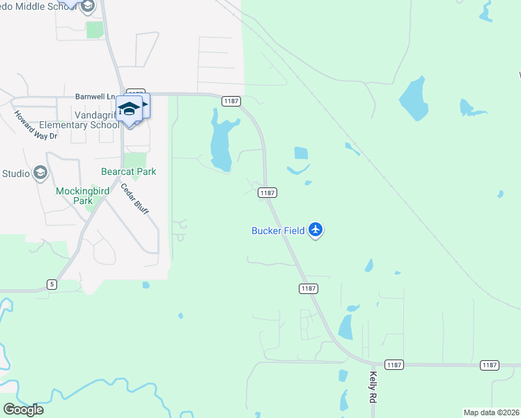 map of restaurants, bars, coffee shops, grocery stores, and more near 822 Farm to Market 1187 in Aledo