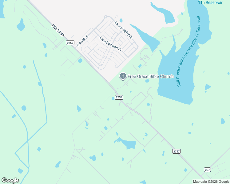 map of restaurants, bars, coffee shops, grocery stores, and more near 8250 Union Hill Road in Forney