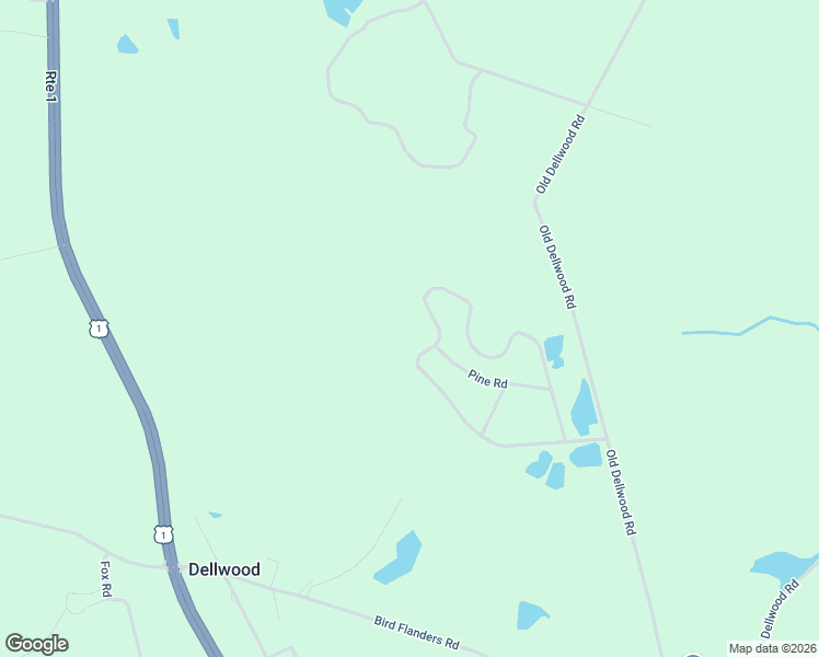 map of restaurants, bars, coffee shops, grocery stores, and more near 109 Waller Woods Circle in Swainsboro