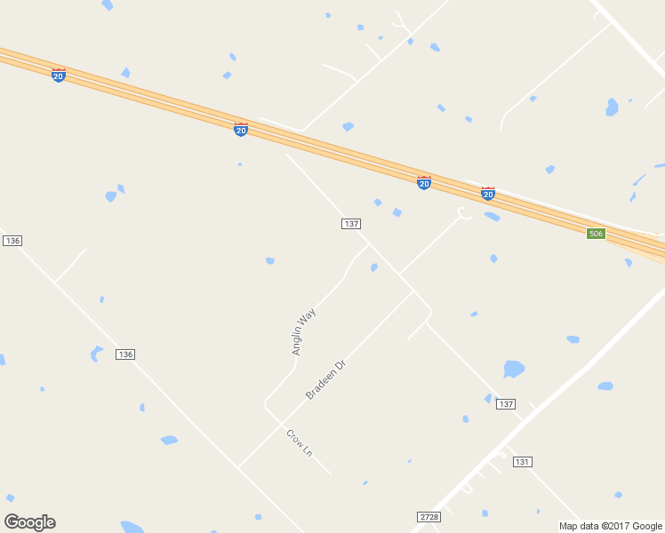 map of restaurants, bars, coffee shops, grocery stores, and more near 1022 Anglin Way in Terrell