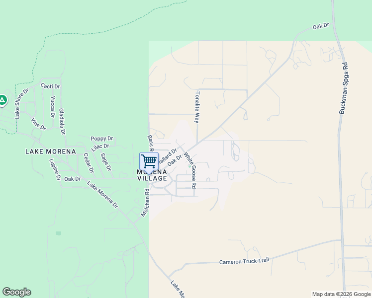 map of restaurants, bars, coffee shops, grocery stores, and more near 29974 Mallard Drive in Campo