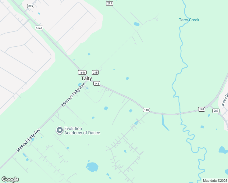 map of restaurants, bars, coffee shops, grocery stores, and more near 7274 Farm to Market Road 148 in Terrell