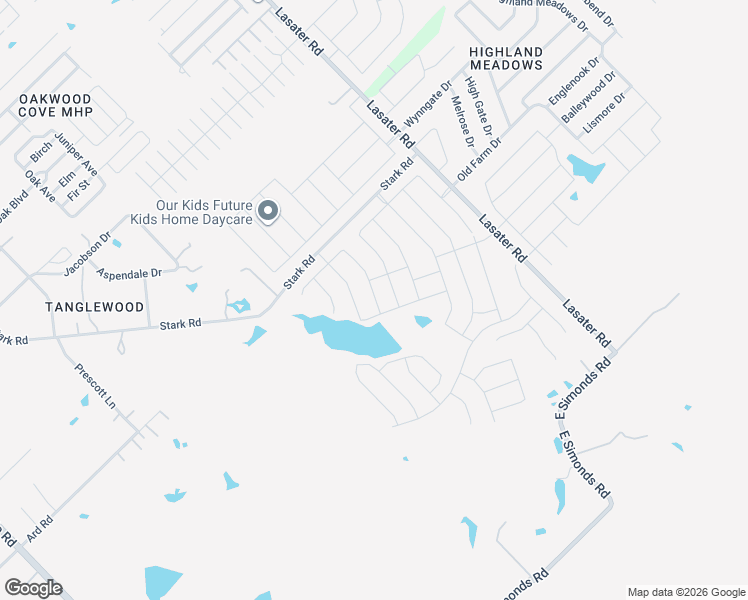map of restaurants, bars, coffee shops, grocery stores, and more near 234 Stark Road in Seagoville