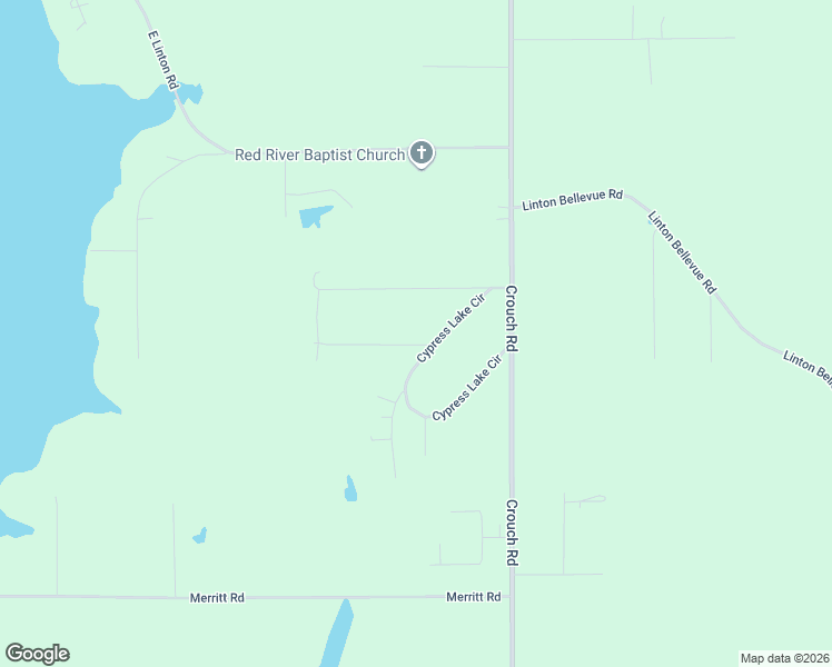 map of restaurants, bars, coffee shops, grocery stores, and more near 110 Pine Needle Drive in Benton