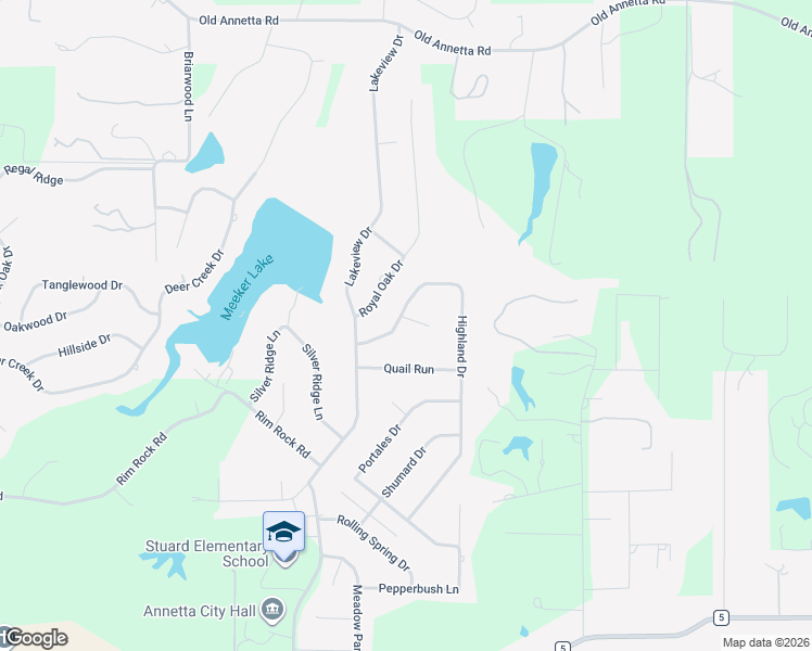 map of restaurants, bars, coffee shops, grocery stores, and more near 207 Highland Drive in Aledo