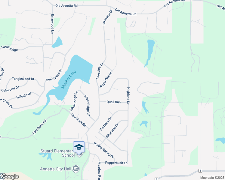 map of restaurants, bars, coffee shops, grocery stores, and more near 207 Highland Drive in Aledo