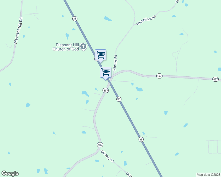 map of restaurants, bars, coffee shops, grocery stores, and more near 201 Mississippi 487 in Carthage