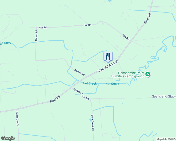 map of restaurants, bars, coffee shops, grocery stores, and more near 3162 River Road in Johns Island