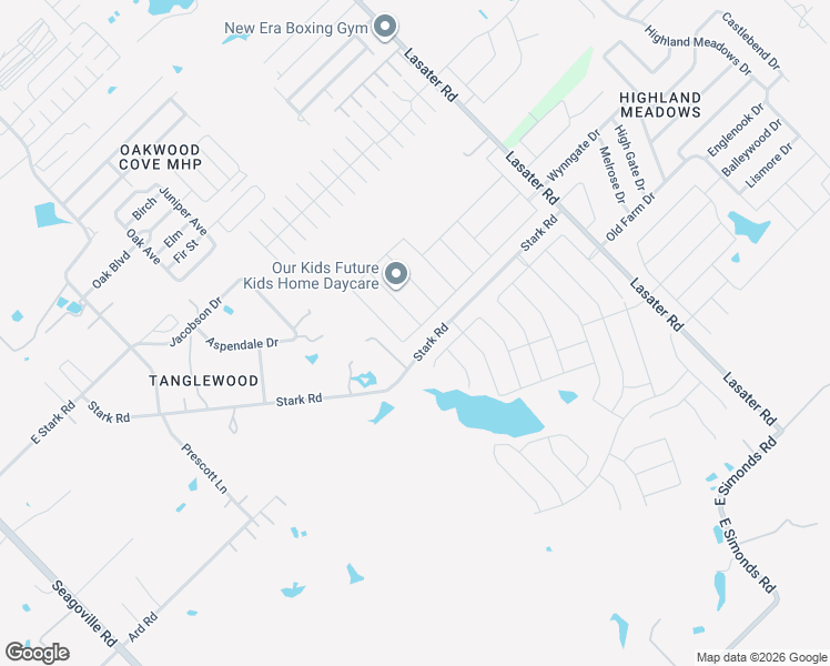 map of restaurants, bars, coffee shops, grocery stores, and more near 688 Stark Road in Dallas