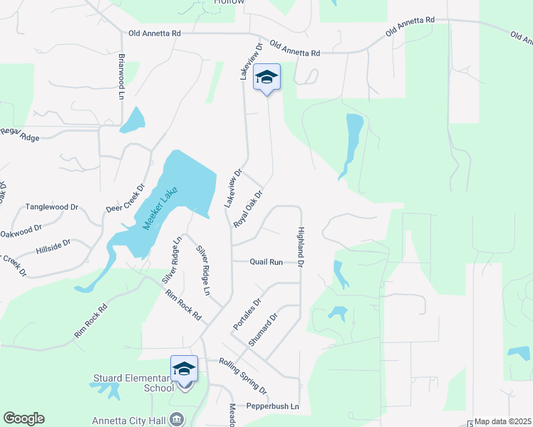 map of restaurants, bars, coffee shops, grocery stores, and more near 208 Highland Drive in Aledo