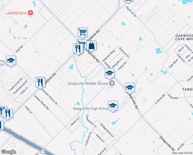 map of restaurants, bars, coffee shops, grocery stores, and more near 1147 Tomahawk Drive in Dallas