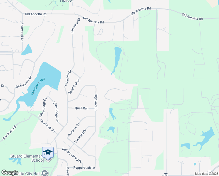 map of restaurants, bars, coffee shops, grocery stores, and more near 179 Crooked Creek Lane in Aledo