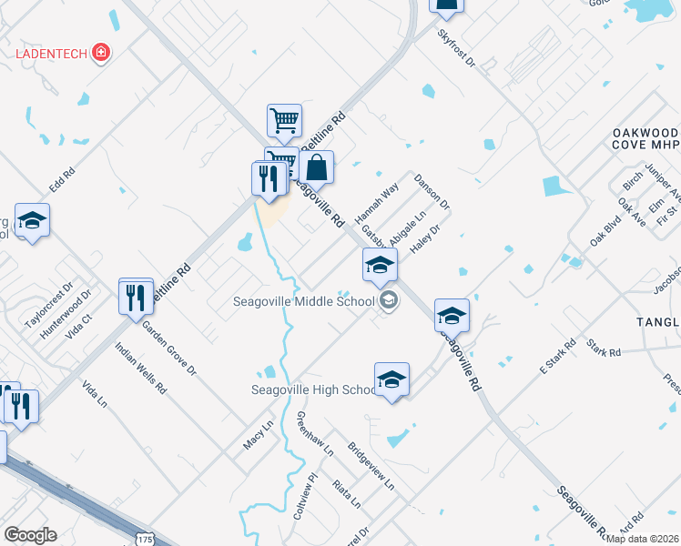 map of restaurants, bars, coffee shops, grocery stores, and more near 1144 Tomahawk Drive in Dallas