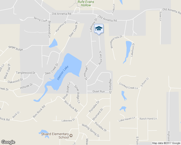 map of restaurants, bars, coffee shops, grocery stores, and more near 102 Royal Oak Drive in Aledo