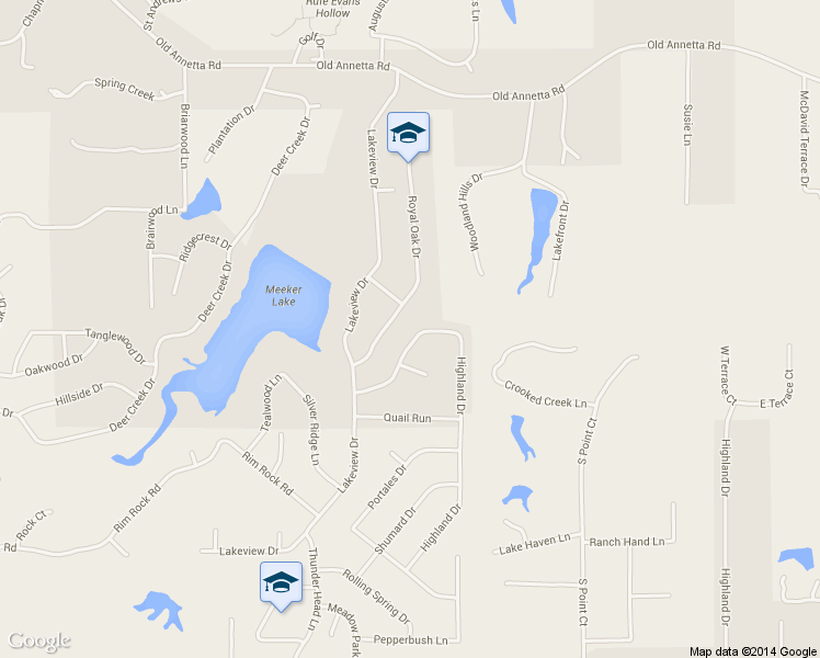 map of restaurants, bars, coffee shops, grocery stores, and more near 208 Highland Drive in Aledo