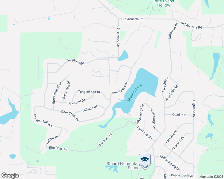 map of restaurants, bars, coffee shops, grocery stores, and more near 143 Deer Creek Drive in Aledo