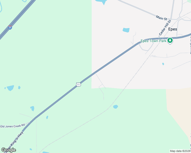 map of restaurants, bars, coffee shops, grocery stores, and more near 35-183 Clark Miller Lane in Epes