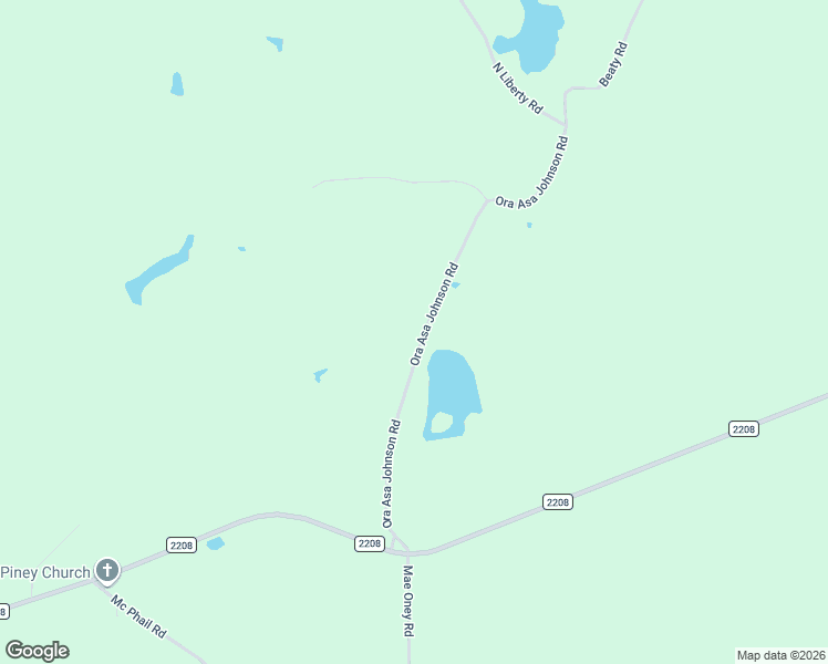 map of restaurants, bars, coffee shops, grocery stores, and more near 161 Ora Asa Johnson Road in Harleton