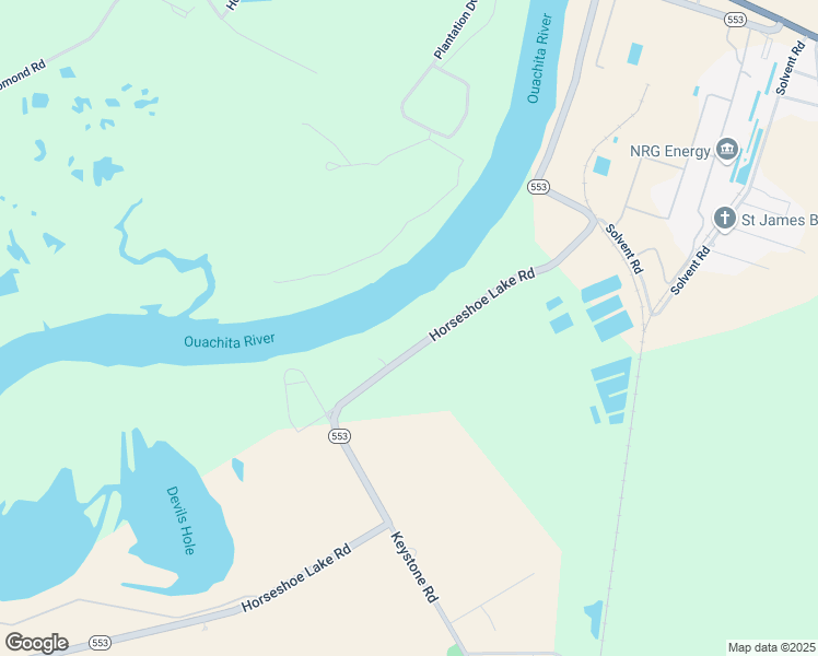 map of restaurants, bars, coffee shops, grocery stores, and more near 5904 Horseshoe Lake Road in Sterlington
