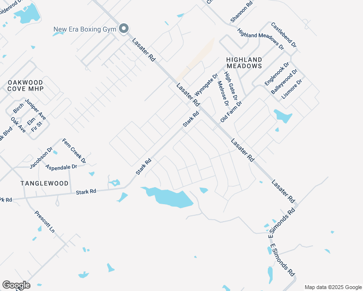 map of restaurants, bars, coffee shops, grocery stores, and more near 800 Stark Road in Seagoville