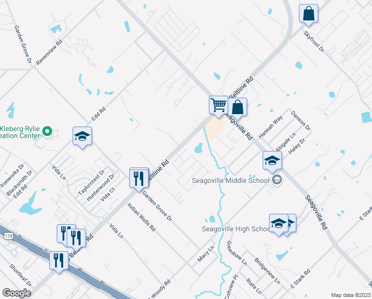map of restaurants, bars, coffee shops, grocery stores, and more near 1209 Leafwood Drive in Dallas