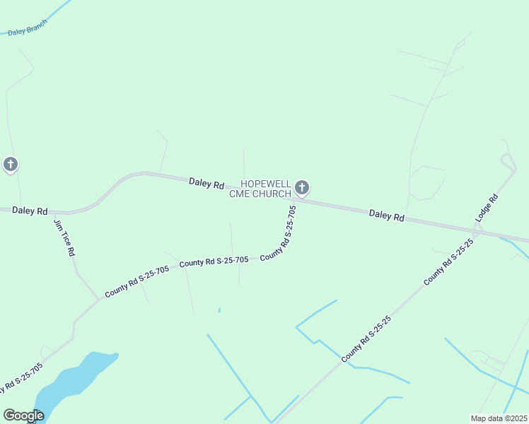 map of restaurants, bars, coffee shops, grocery stores, and more near 3287 Daley Road in Garnett