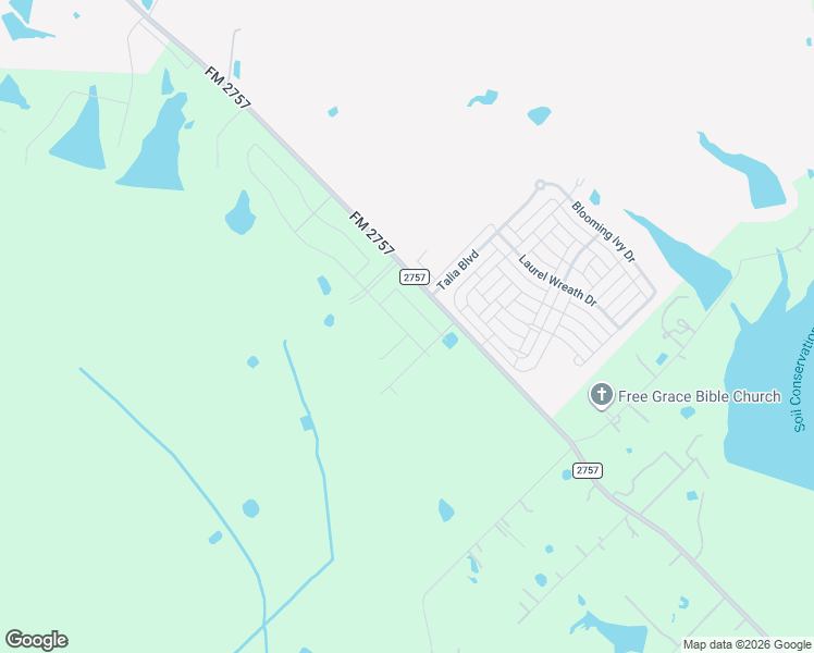 map of restaurants, bars, coffee shops, grocery stores, and more near 8889-9383 Farm to Market Road 2757 in Forney