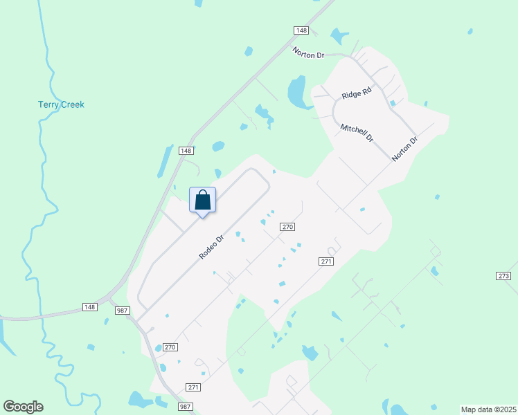 map of restaurants, bars, coffee shops, grocery stores, and more near 9081 Rodeo Drive in Terrell