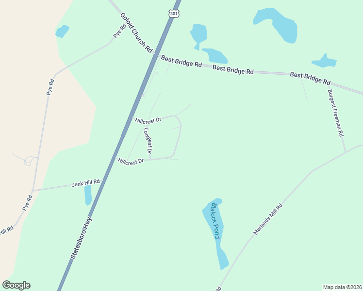 map of restaurants, bars, coffee shops, grocery stores, and more near 123 Hillcrest Drive in Sylvania