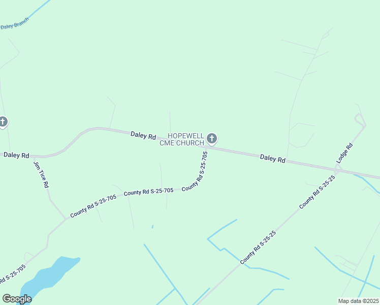 map of restaurants, bars, coffee shops, grocery stores, and more near 3287 Daley Road in Garnett