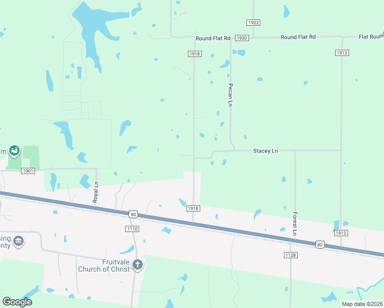 map of restaurants, bars, coffee shops, grocery stores, and more near County Road 1918 in Fruitvale