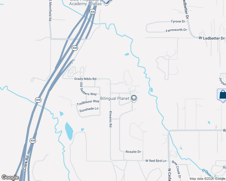 map of restaurants, bars, coffee shops, grocery stores, and more near 6521 Dixie Garden Lane in Dallas