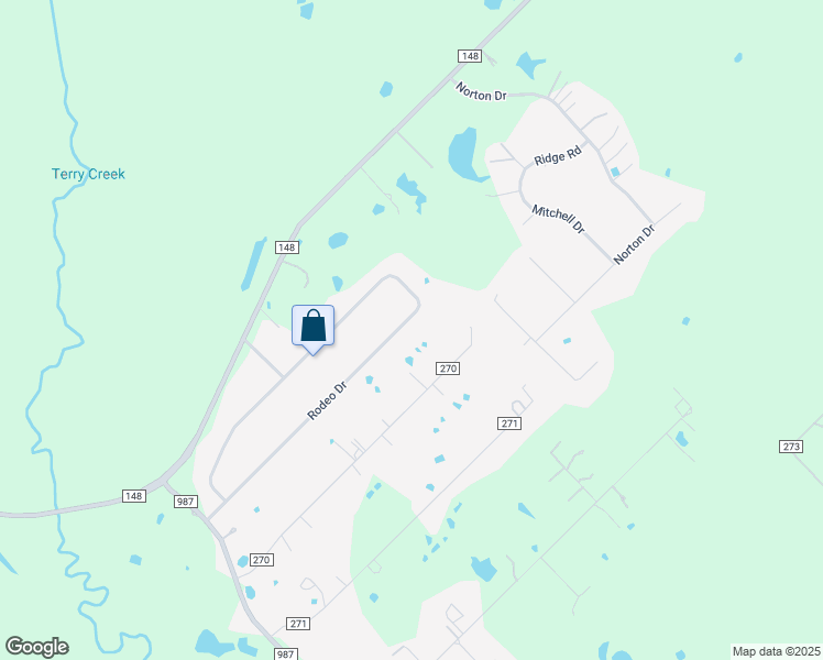 map of restaurants, bars, coffee shops, grocery stores, and more near 9081 Rodeo Drive in Terrell
