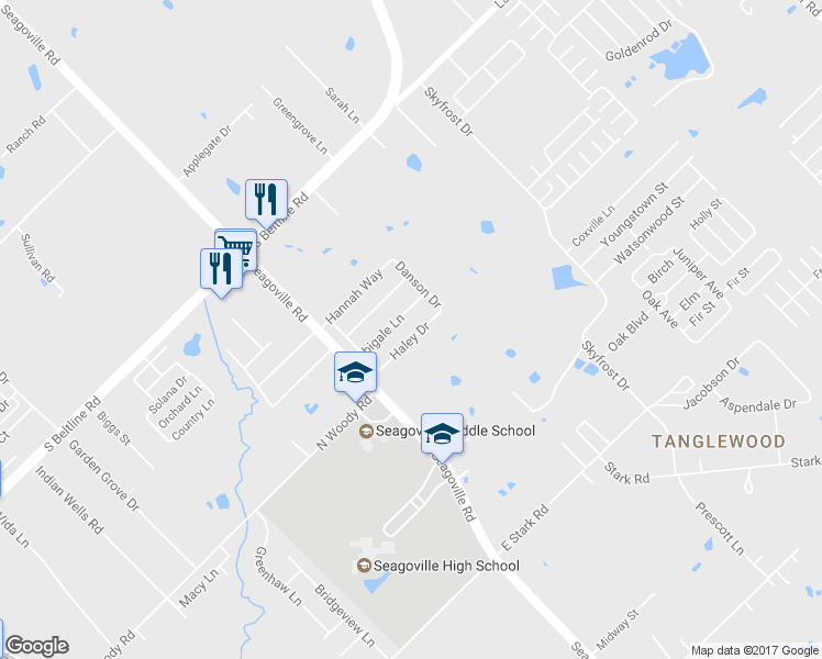 map of restaurants, bars, coffee shops, grocery stores, and more near 8 Haley Drive in Dallas