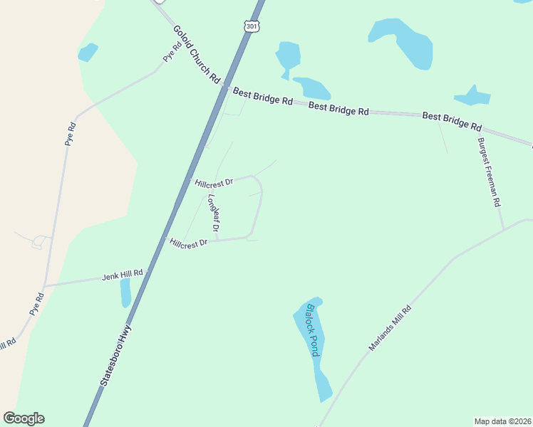 map of restaurants, bars, coffee shops, grocery stores, and more near 123 Hillcrest Drive in Sylvania