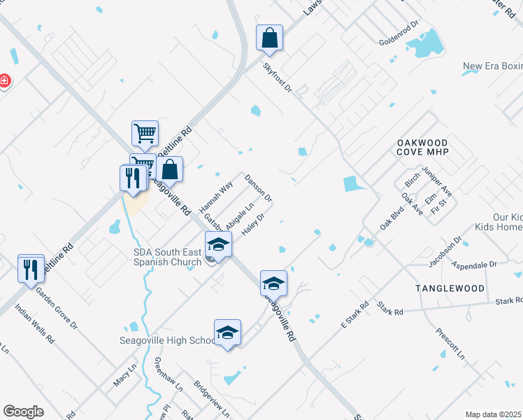 map of restaurants, bars, coffee shops, grocery stores, and more near 921 Haley Drive in Dallas