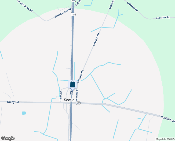 map of restaurants, bars, coffee shops, grocery stores, and more near Lebanon Road in Scotia