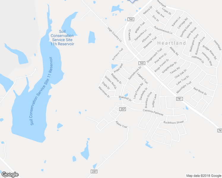 map of restaurants, bars, coffee shops, grocery stores, and more near 4020 Eagle Drive in Forney