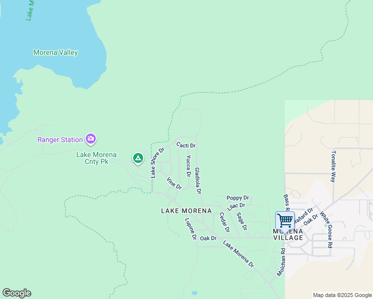 map of restaurants, bars, coffee shops, grocery stores, and more near 29433 Cacti Drive in Campo